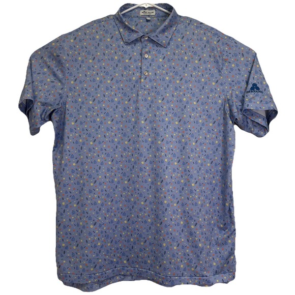 Peter Millar Other - Peter Millar Summer Comfort Golf Polo Men's XL Cocktail Tequila "The Boulders"‎